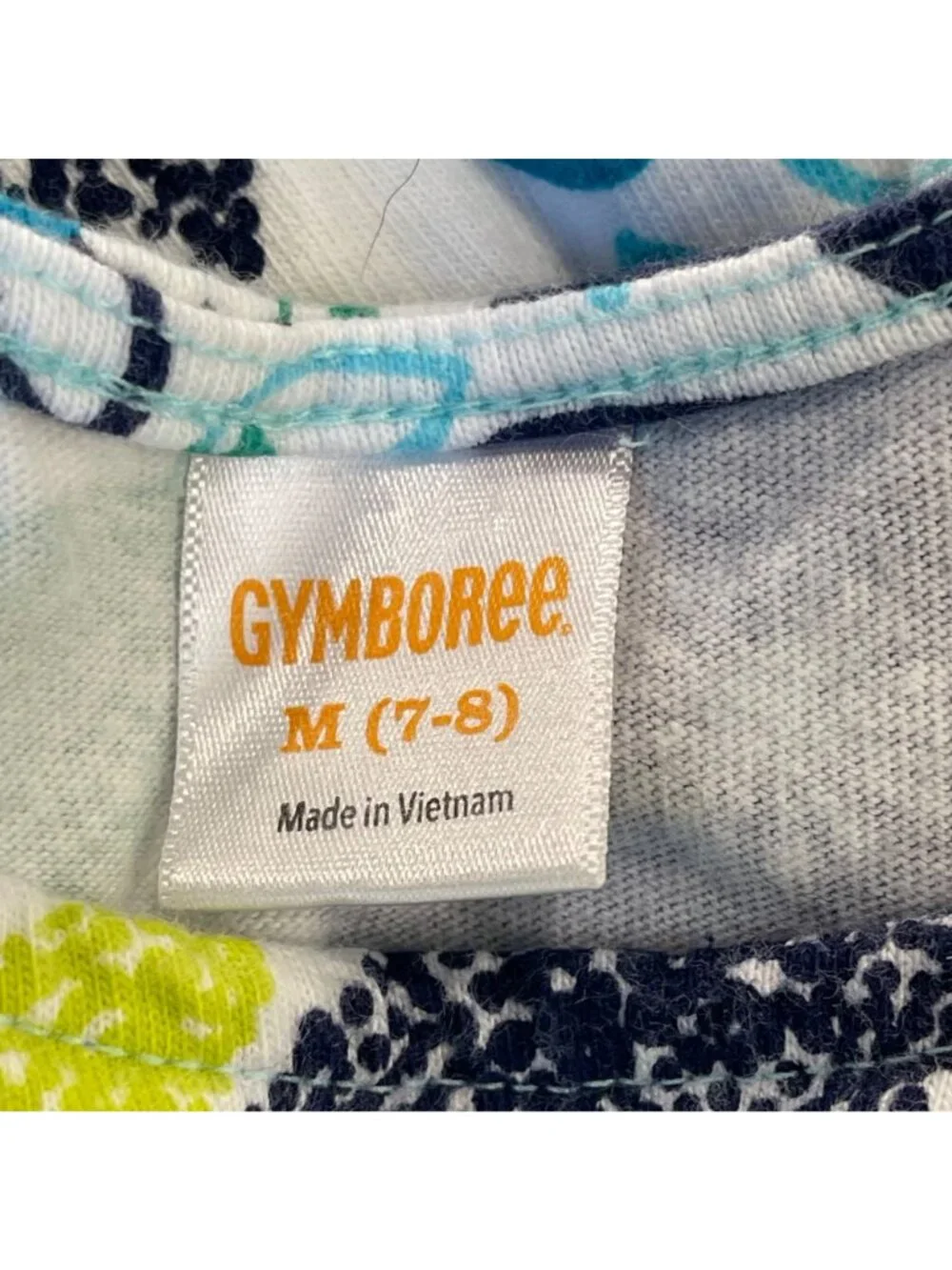 Gymboree Sundress and Outfit Girls Size M (7/8) Cotton Colorful Floral Tropical